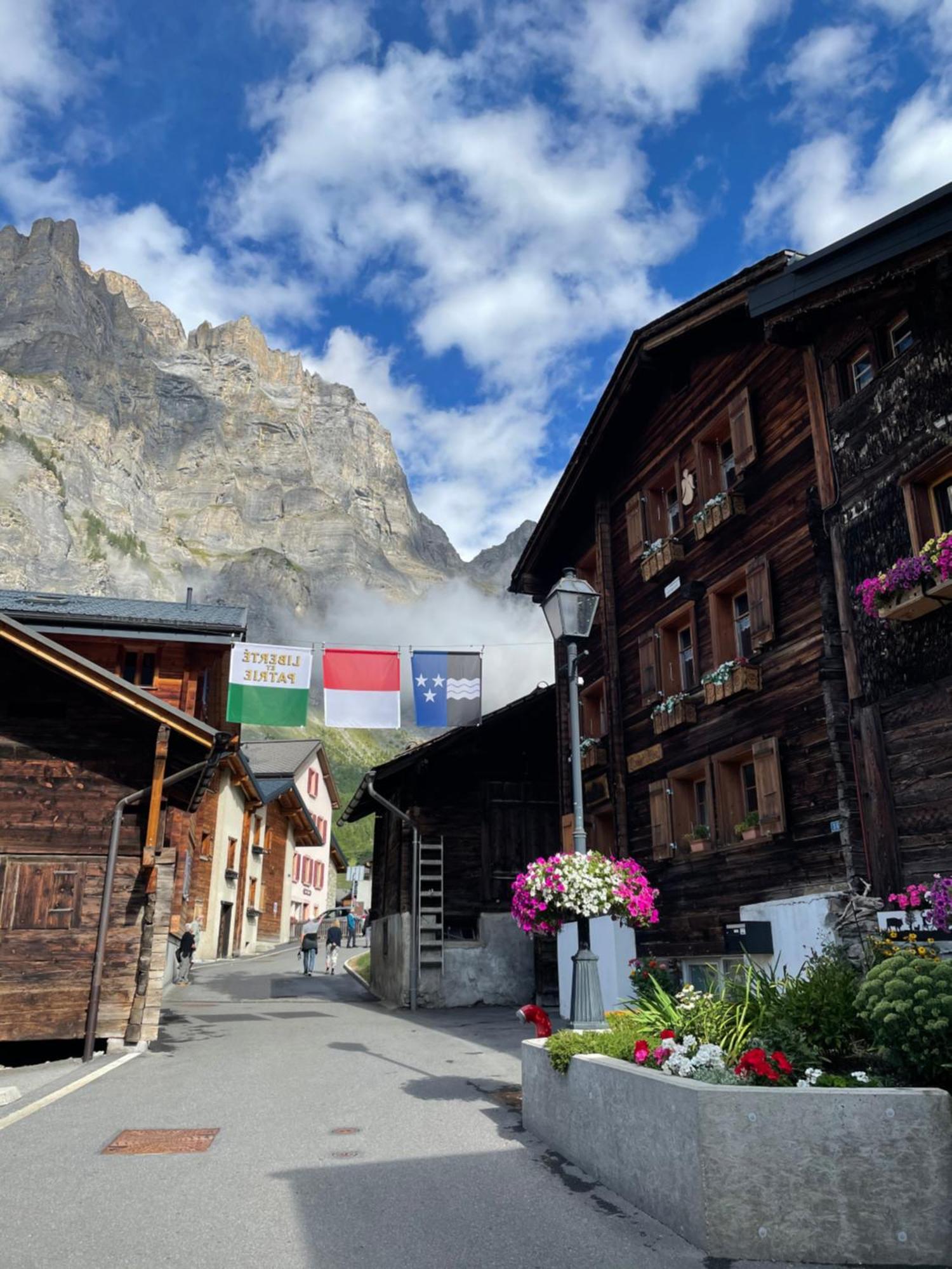 Ferienwohnung Gemmiblick Leukerbad Dış mekan fotoğraf